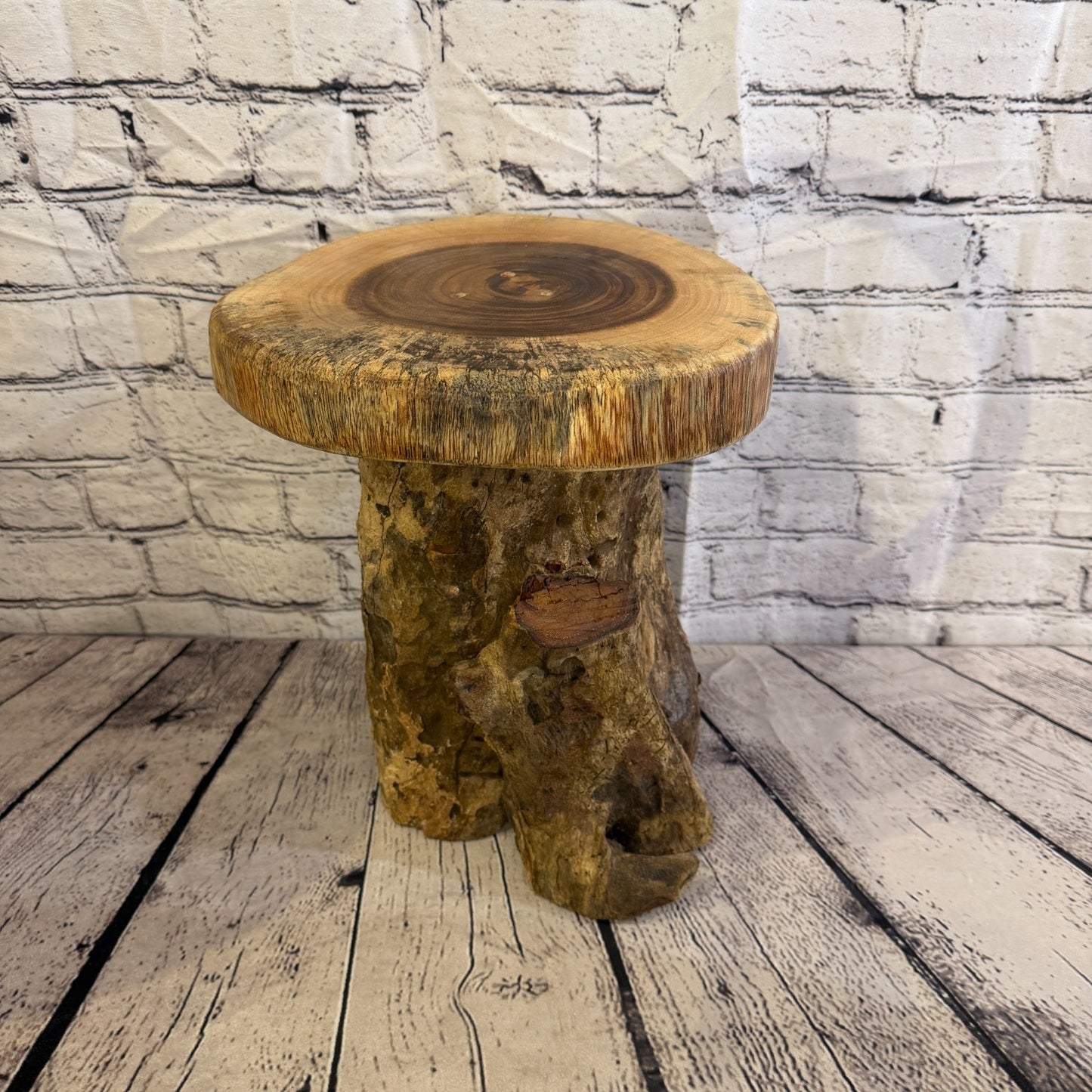 30cm x 25cm Wooden Coffee Root Sculpture Garden Teak Root Ornament Carved No 12