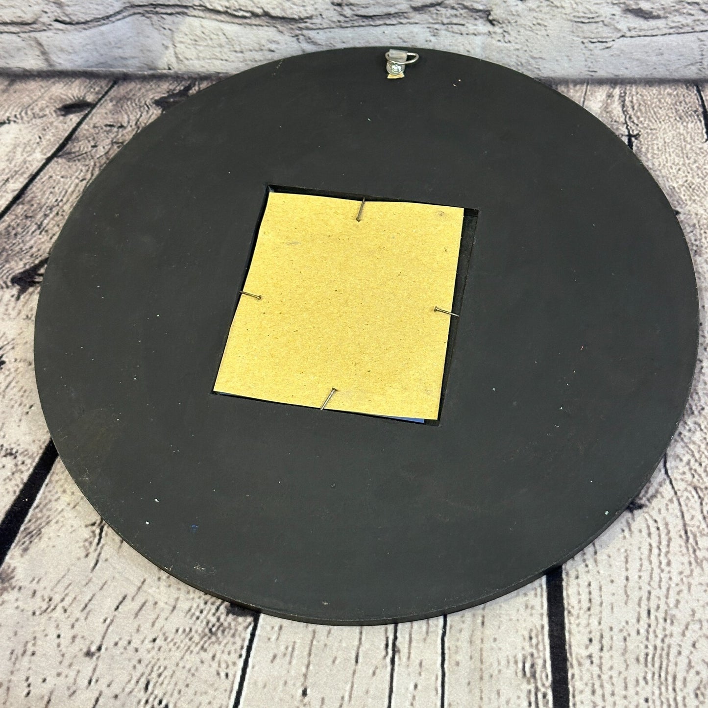 Red Full Moon Mosaic Tile Wall Mirror 30cm x 30cm 12 Inches Handmade Fairtrade6