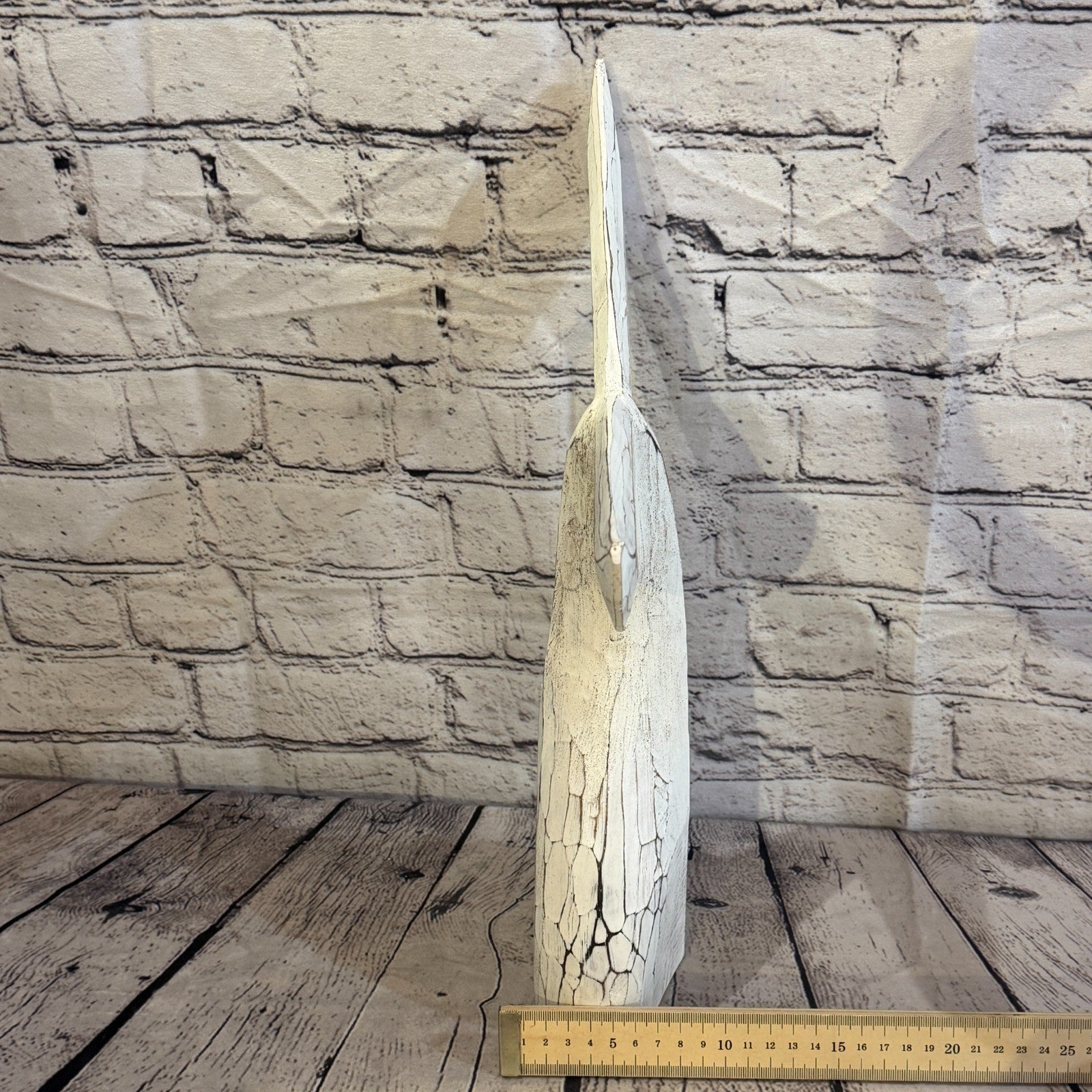 40cm x 40cm Whale Tail White Fish Wood Coastal Ocean Bathroom Decoration7