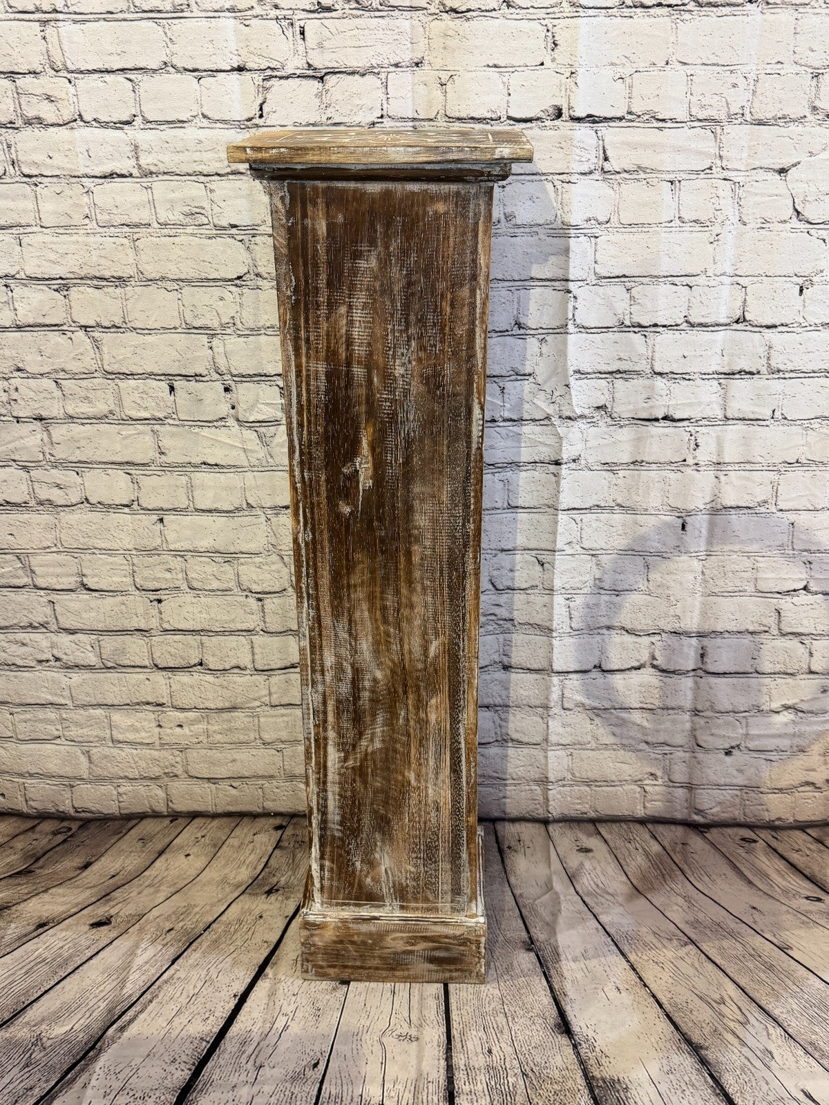 100cm x 25cm Brown 5 Draw Pillar Wooden Side Cabinet Living Storage Furniture4
