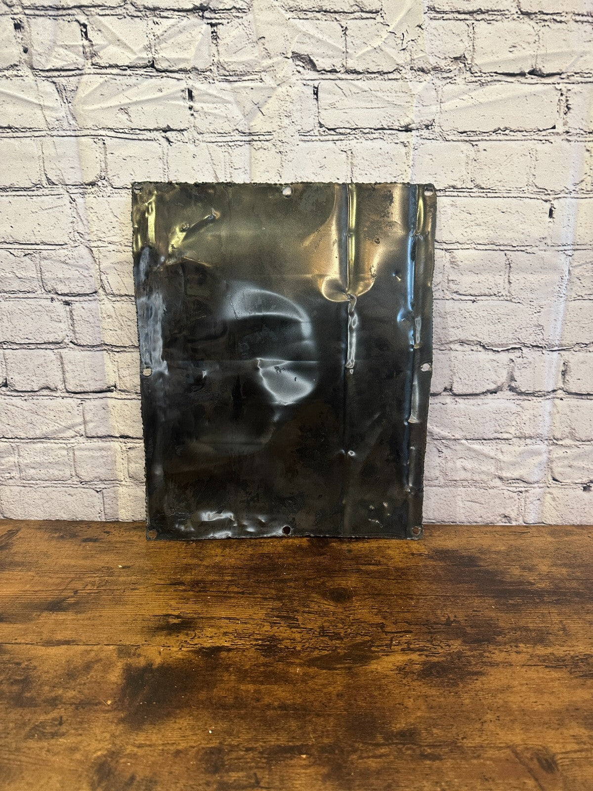 Ned Kelly Hanged Newspaper Wall Plaque 42cm x 36cm Vintage Retro Tin Sign3