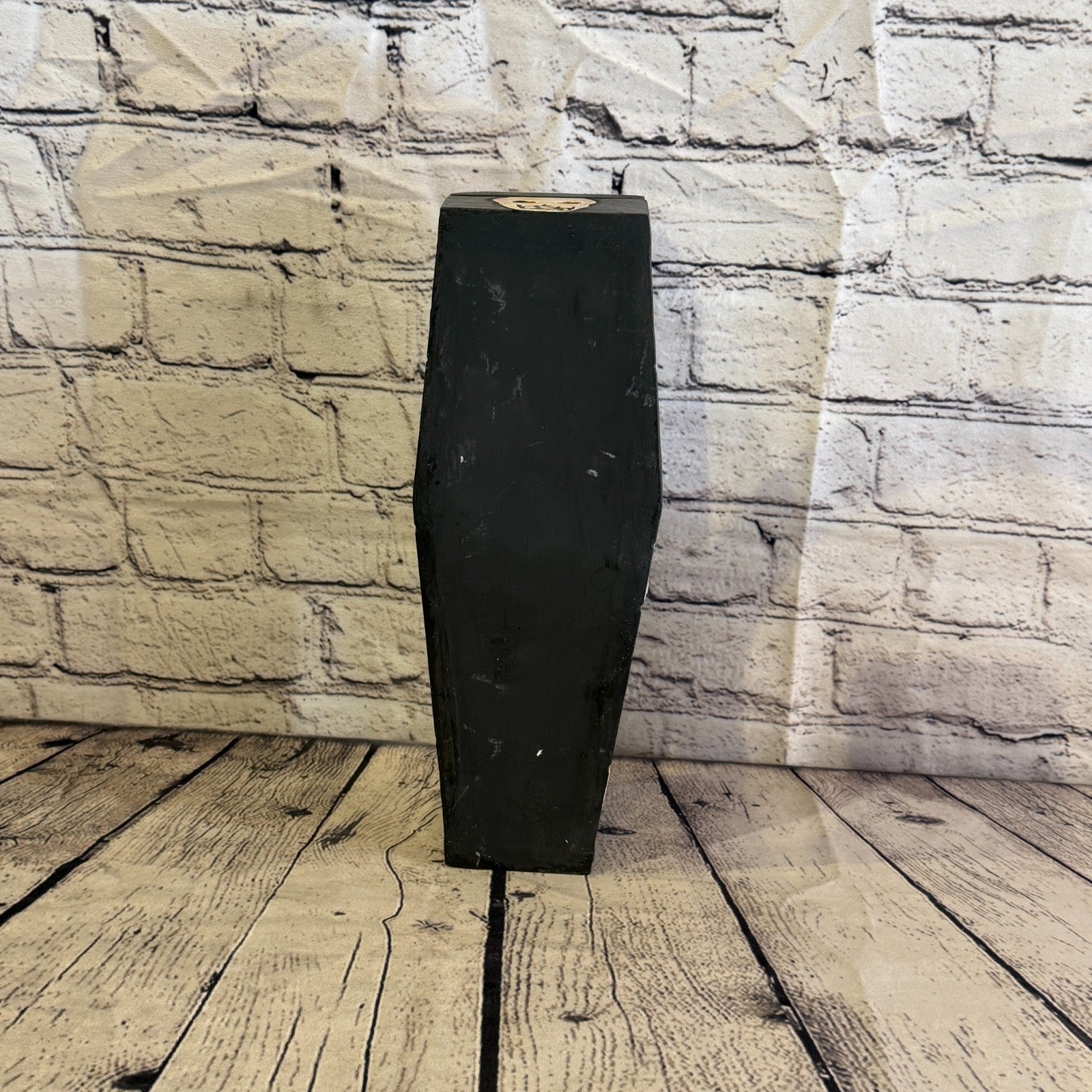 28cm x 8cm x 6cm Coffin Wooden Gothic Skeleton Skull Head Coffin Jewellery Box4