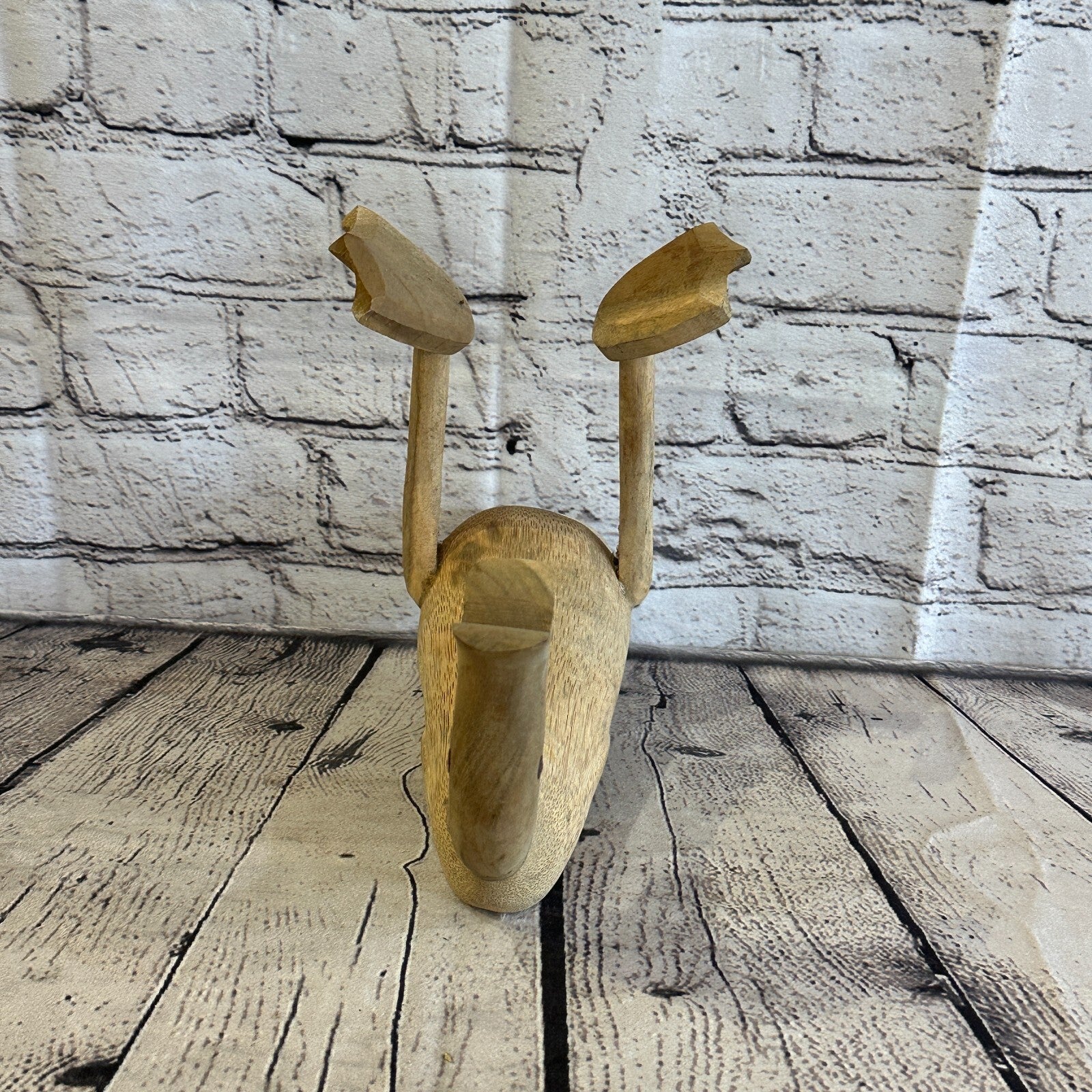 25cm x 20cm Wooden Drunk Duck Wine Bottle Holder Vintage Rustic Funny Gift1