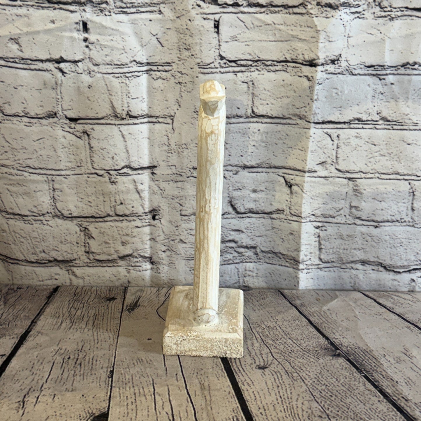 Looking Forward 28cm Tall Wooden White Duckling Baby Duck Shabby Wood Fairtrade4