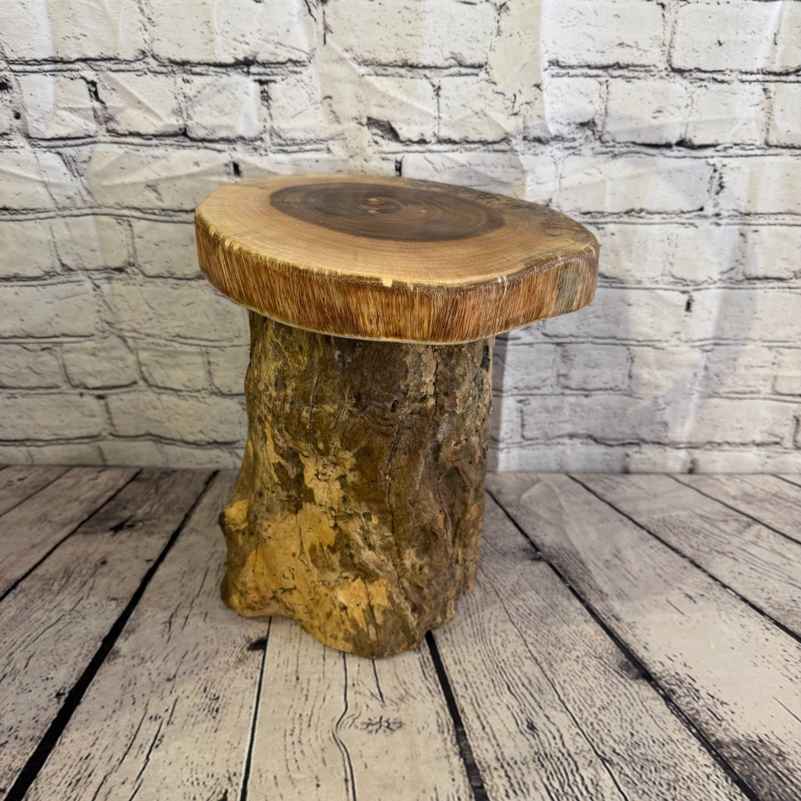 30cm x 25cm Wooden Coffee Root Sculpture Garden Teak Root Ornament Carved No 10