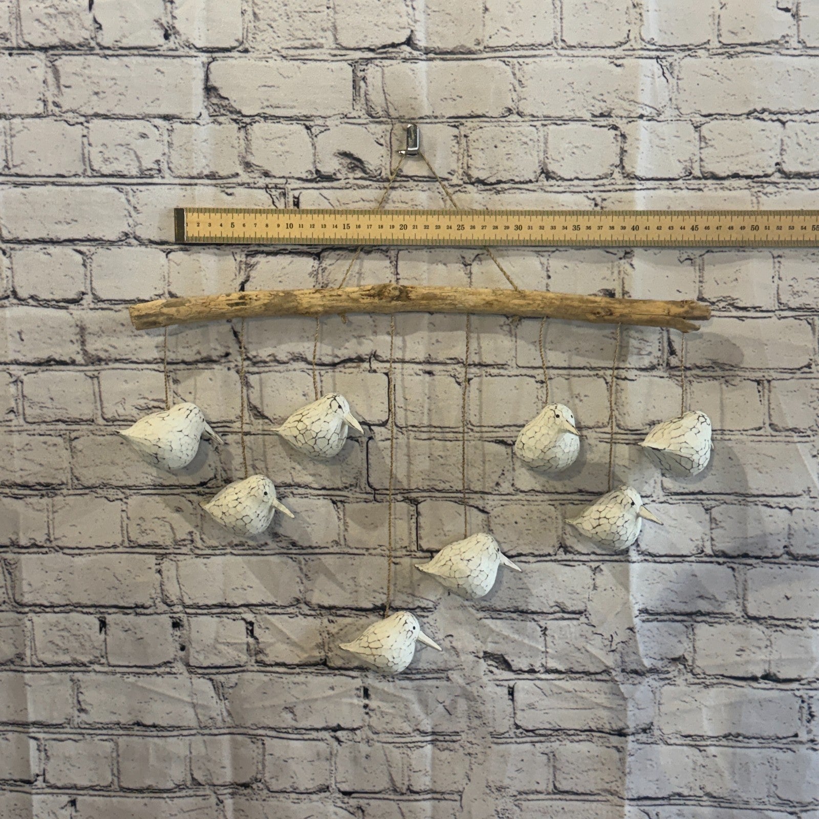 50cm x 30cm White Seagull Bird Drift Wood Coastal Ocean Bathroom Decoration3