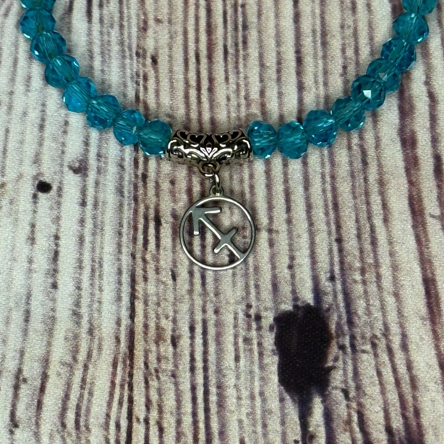 Sagittarius Blue Zodiac Constellation Sign Bracelet Bangles Women Men Bracelet3