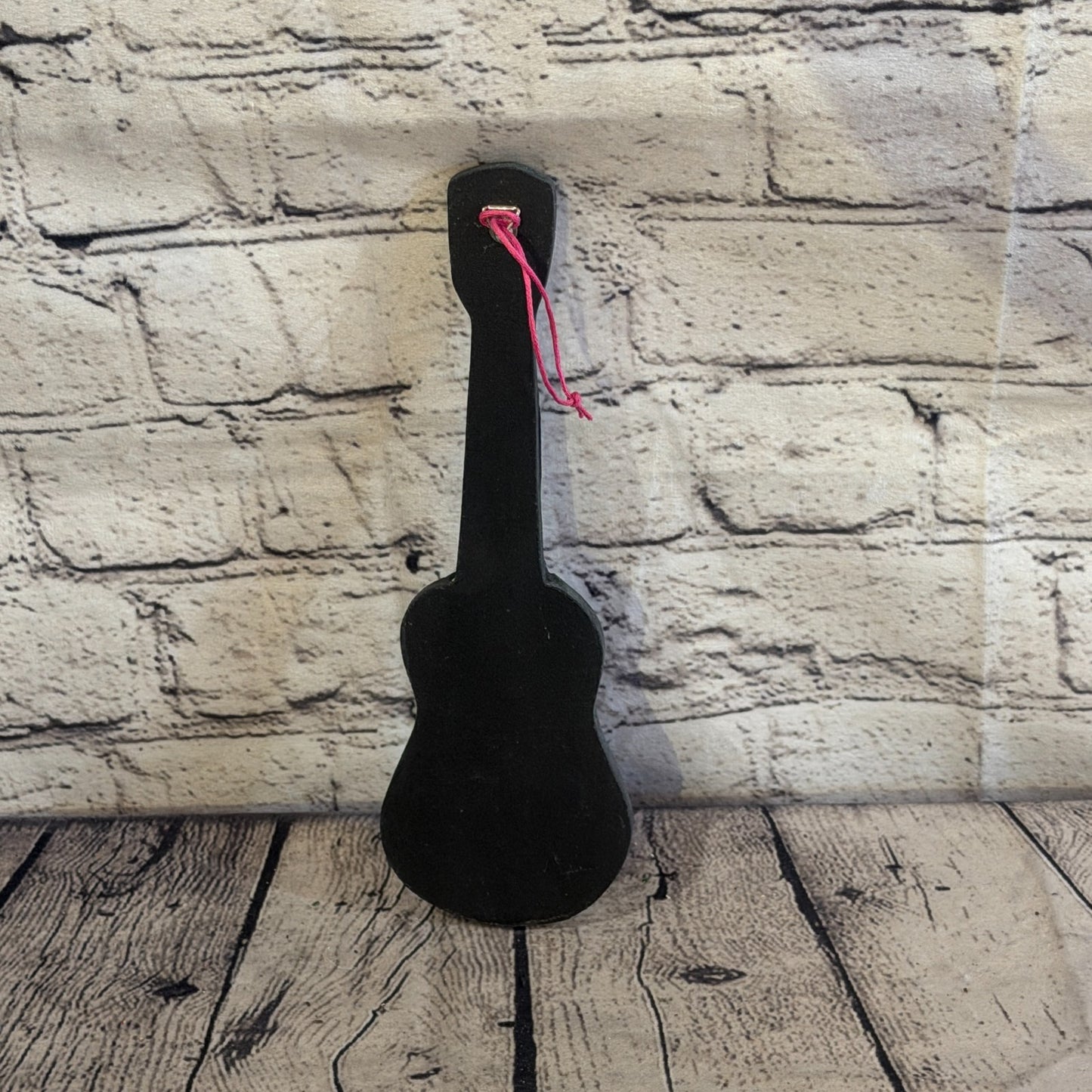 Rainbow Acoustic Guitar Mosaic Tile Wall Mirror 25cm Handmade Random Colour1