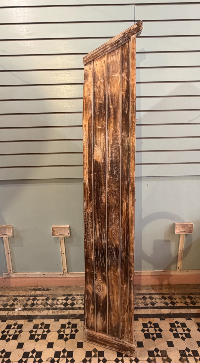 180cm x 55cm x 30cm Brown Boat Shelf Wooden Cabinet Living Storage Furniture3