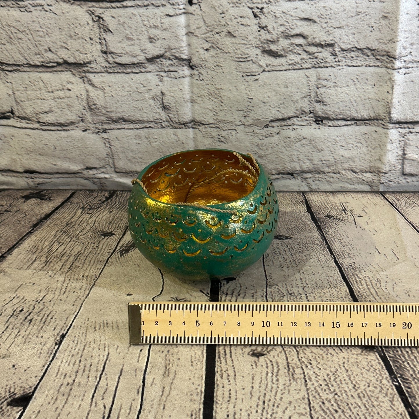 Green Coconut Shell Hanging Basket Orchid Planter Balcony Decorative Vase4