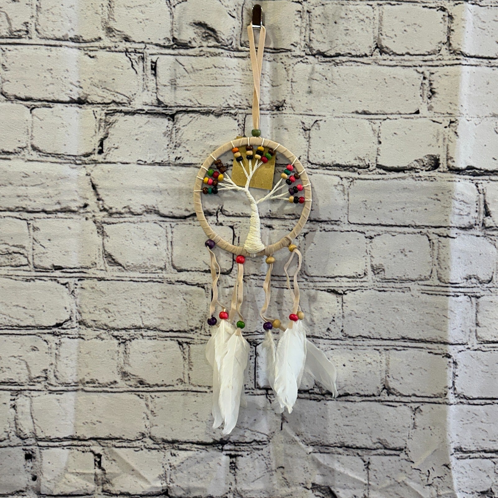 Rainbow Tree Of Life 12cm x 12cm  Dream Catcher Dreamcatcher Wall Ornament0