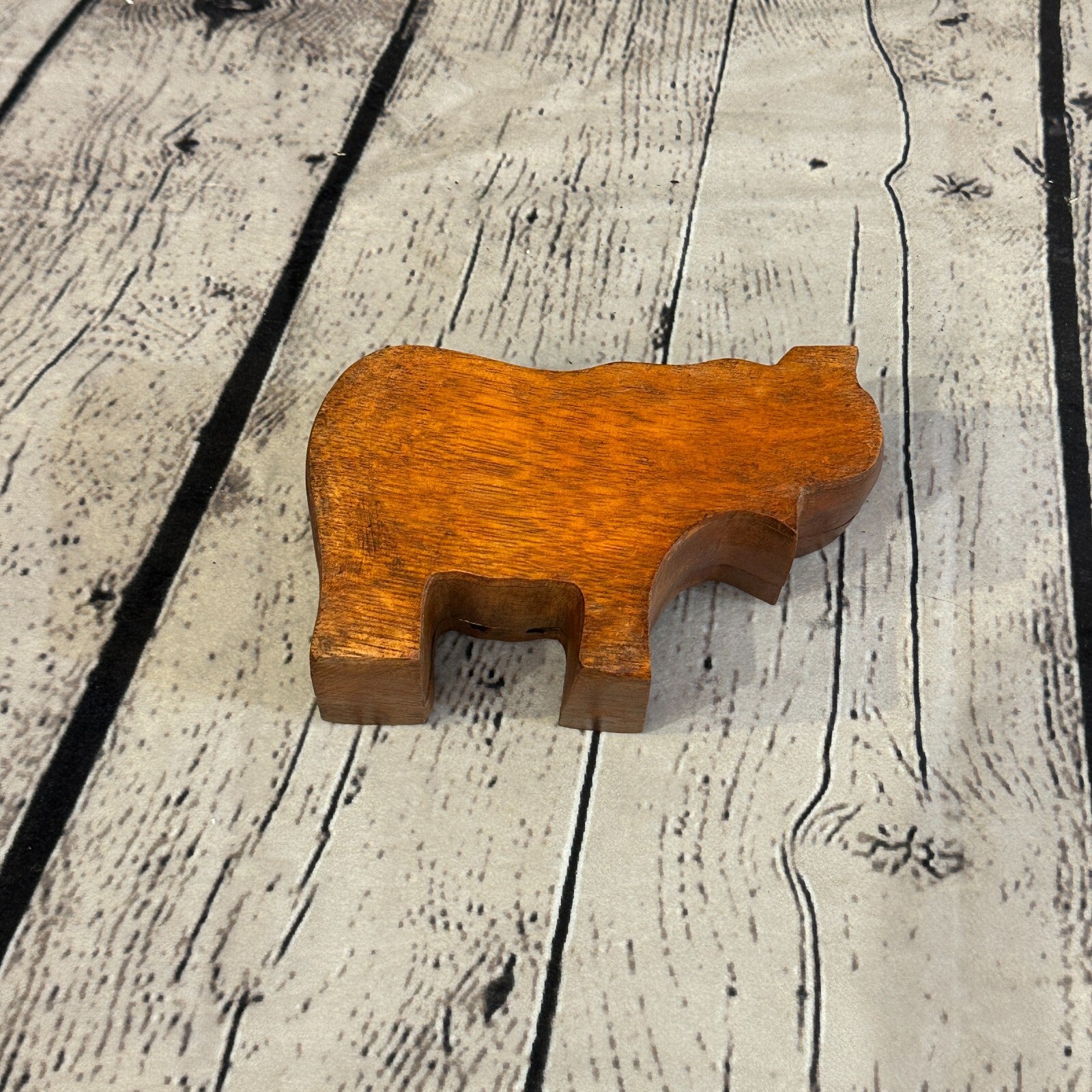 Carved Elephant 4 Bit Wooden Puzzle Box Secret Box Magic Trinket Handmade2