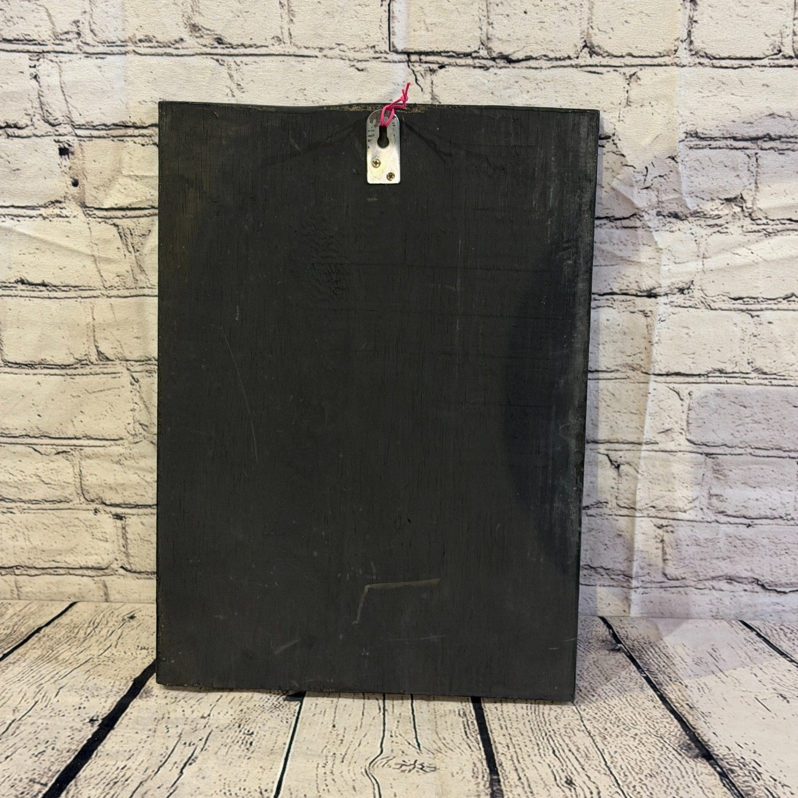 Wooden Wood Panel 40cm Gold Black Buddha Flower Wall Art Plaque Handcarved5