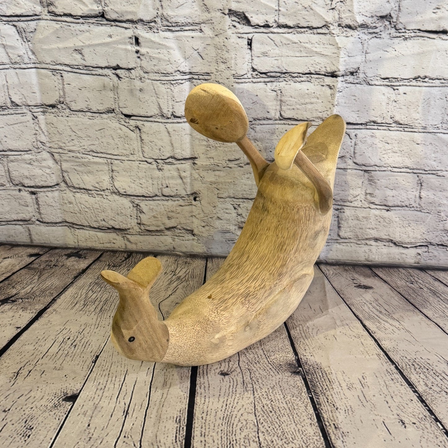 40cm x 30cm Wooden Drunk Duck Wine Bottle Holder Vintage Rustic Funny Gift0
