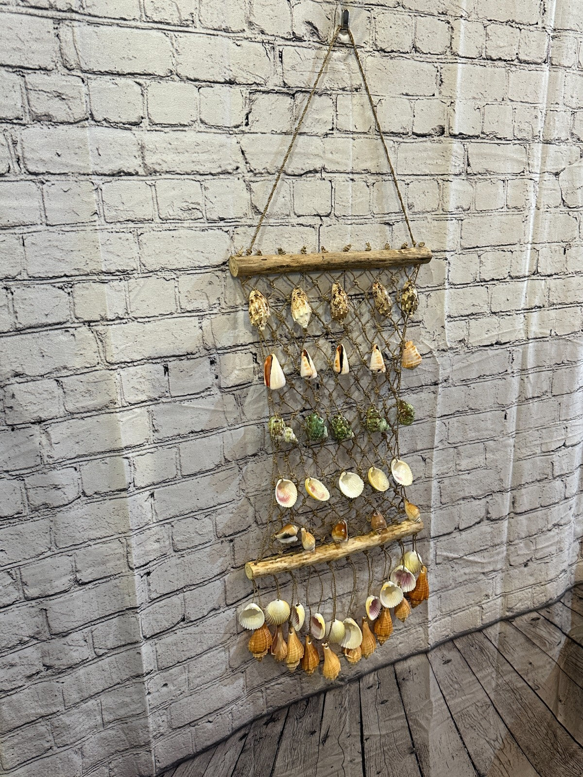 75cm x 30cm Decorative Fishing Net Shell Nets Home Wall Decor Mediterranean0