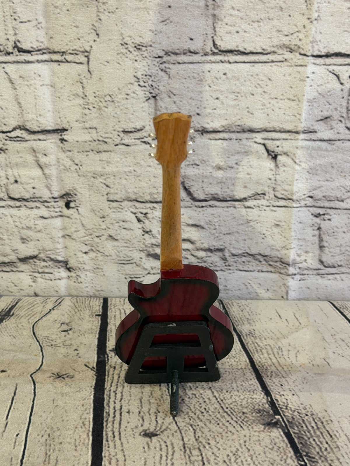 Miniature 25cm Guitar on Stand Band Gift Display Design 54