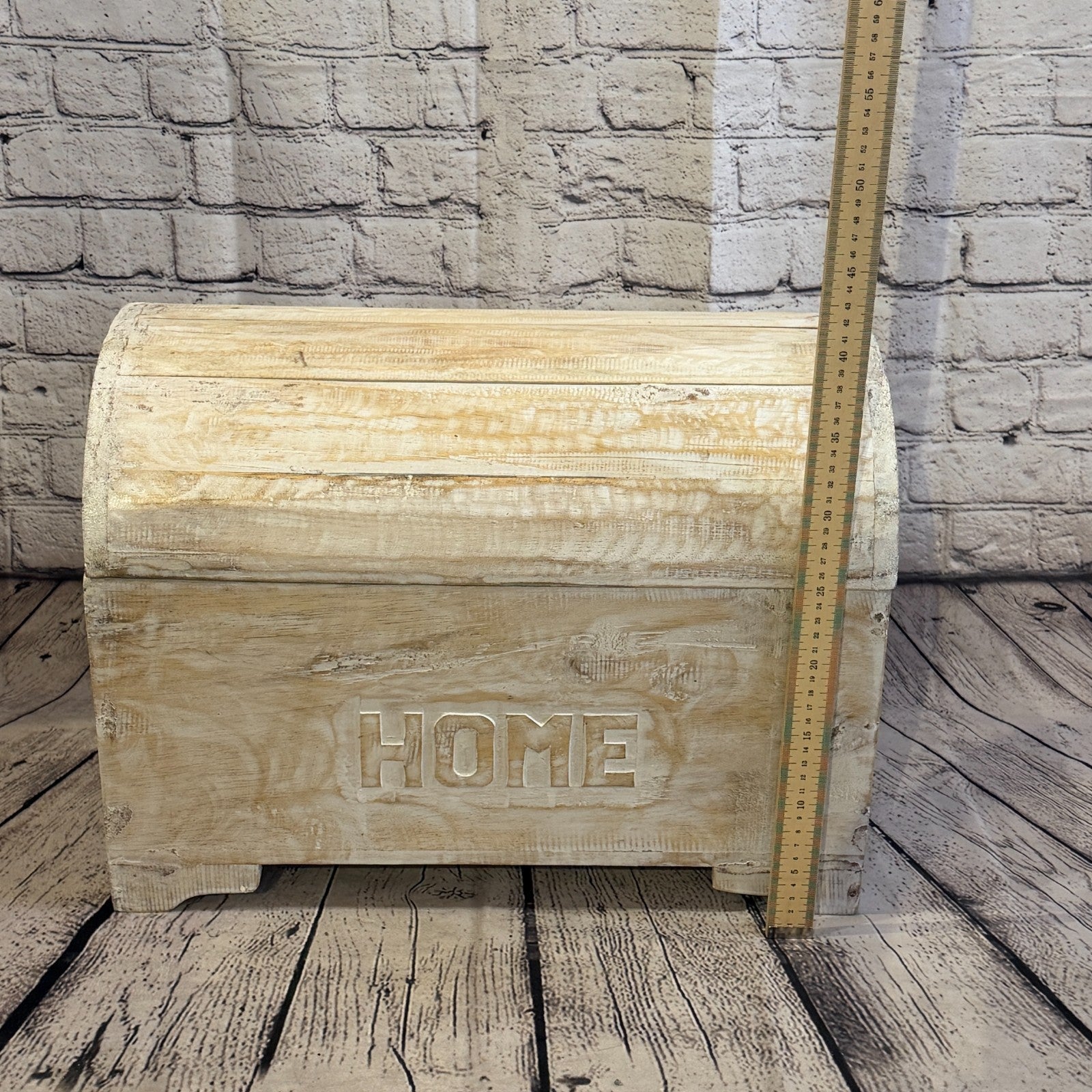 50cm x 40cm x 30cm Wood White Home Chest Storage Jewellery Trinket Box6