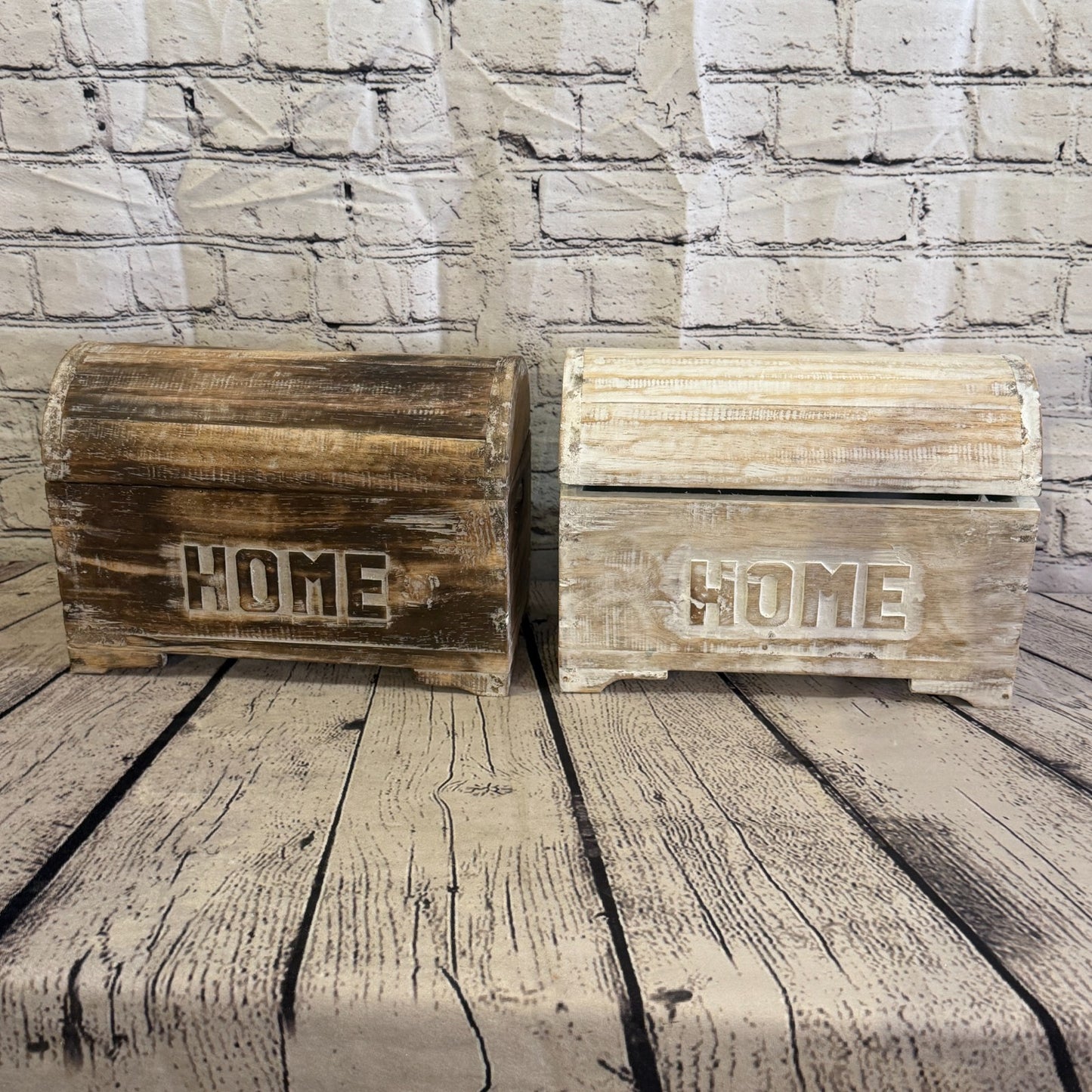 30cm x 22cm x 15cm Wood Brown Home Chest Storage Jewellery Trinket Box9