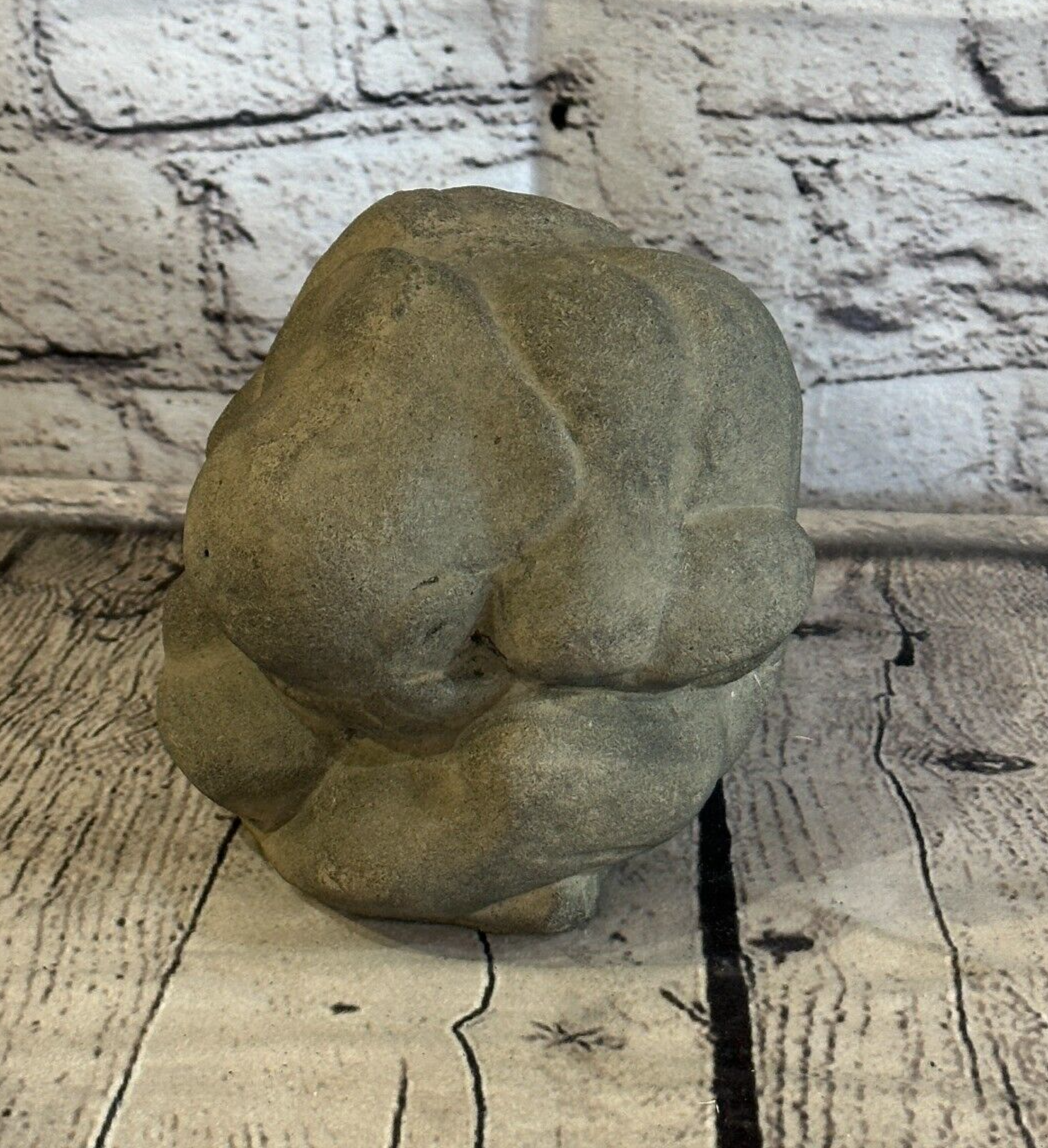 Crying Buddha Monk Yogi Stone Garden 12cm Ornament Outdoor Indoor Statue Hindu0