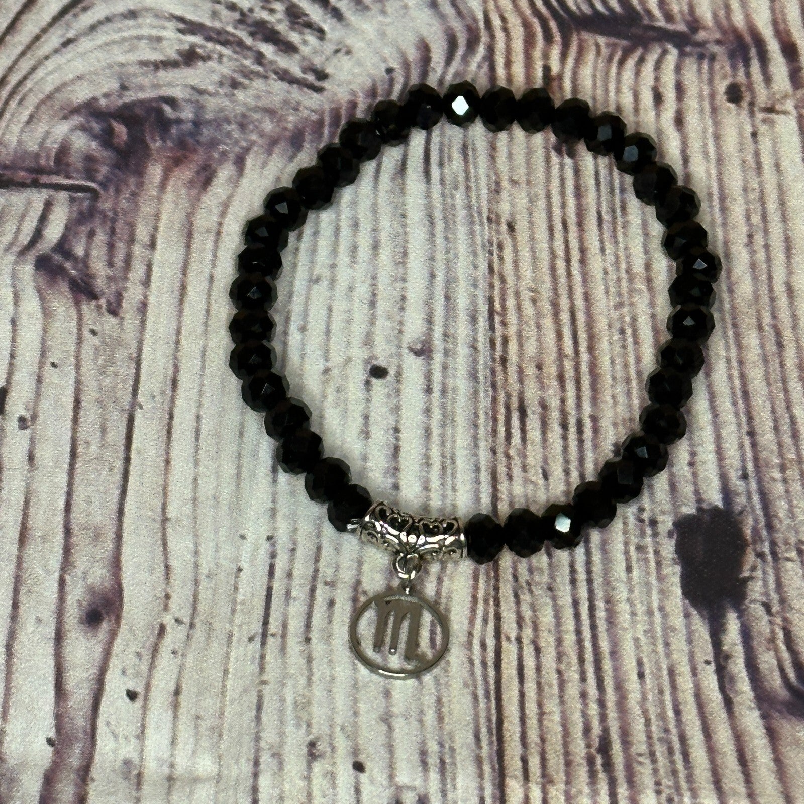 Scorpio Black Zodiac Constellation Sign Bracelet Bangles Women Men Bracelet2
