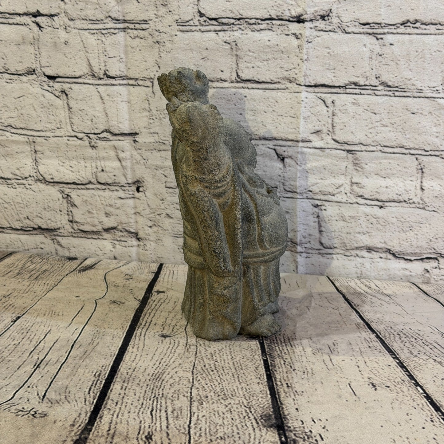 Chinese Style Buddha Stone Garden 25cm x 15cm Ornament Indoor Statue Hindu3