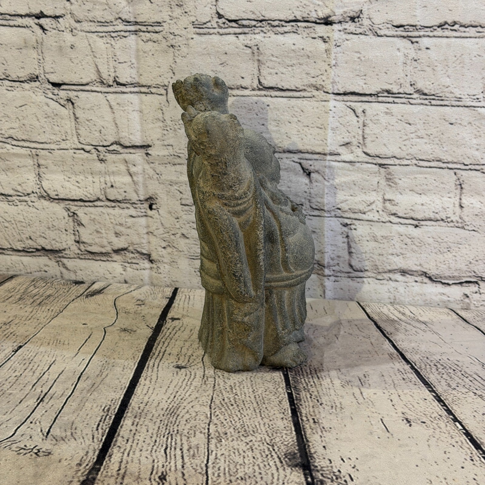 Chinese Style Buddha Stone Garden 25cm x 15cm Ornament Indoor Statue Hindu3