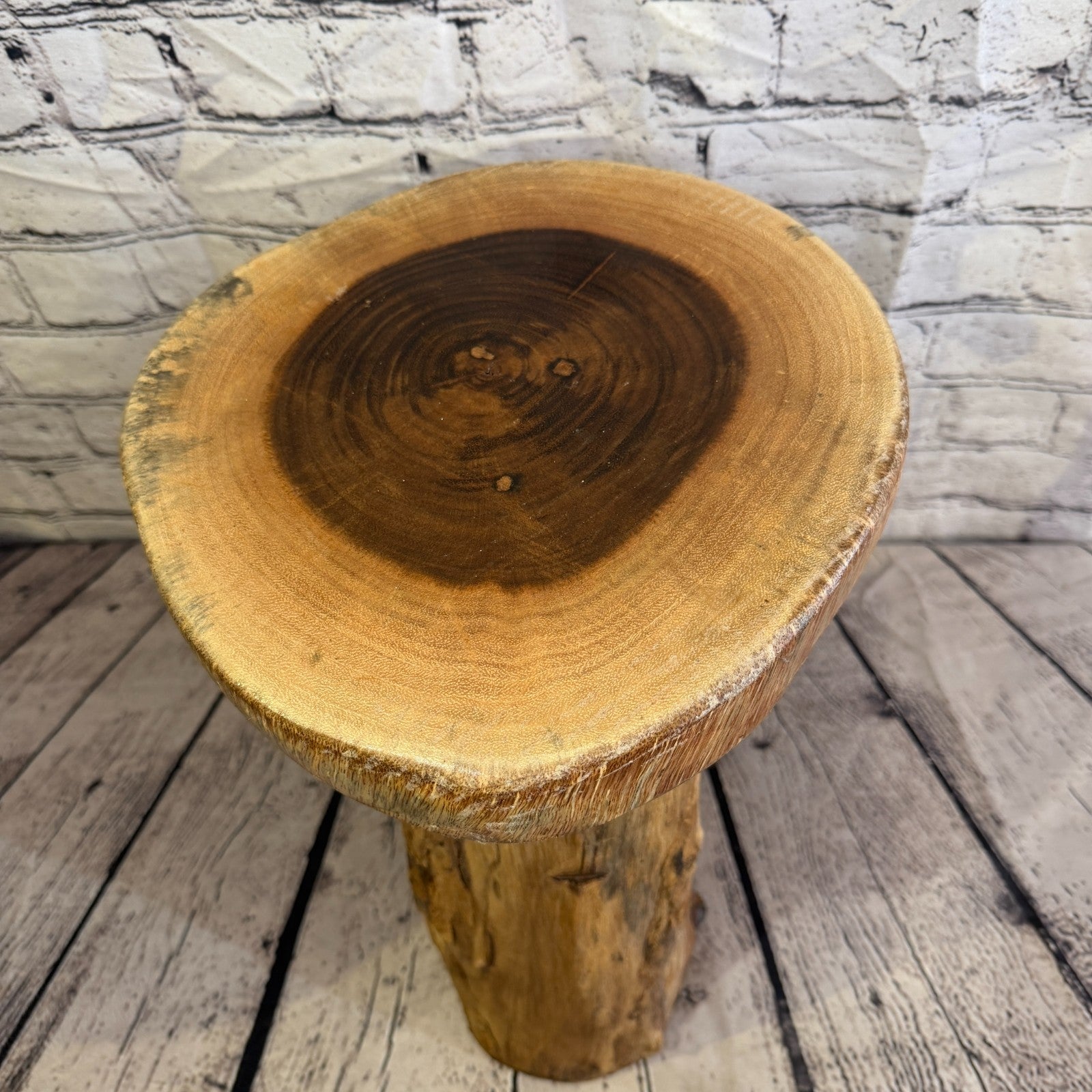 30cm x 25cm Wooden Coffee Root Sculpture Garden Teak Root Ornament Carved No 27