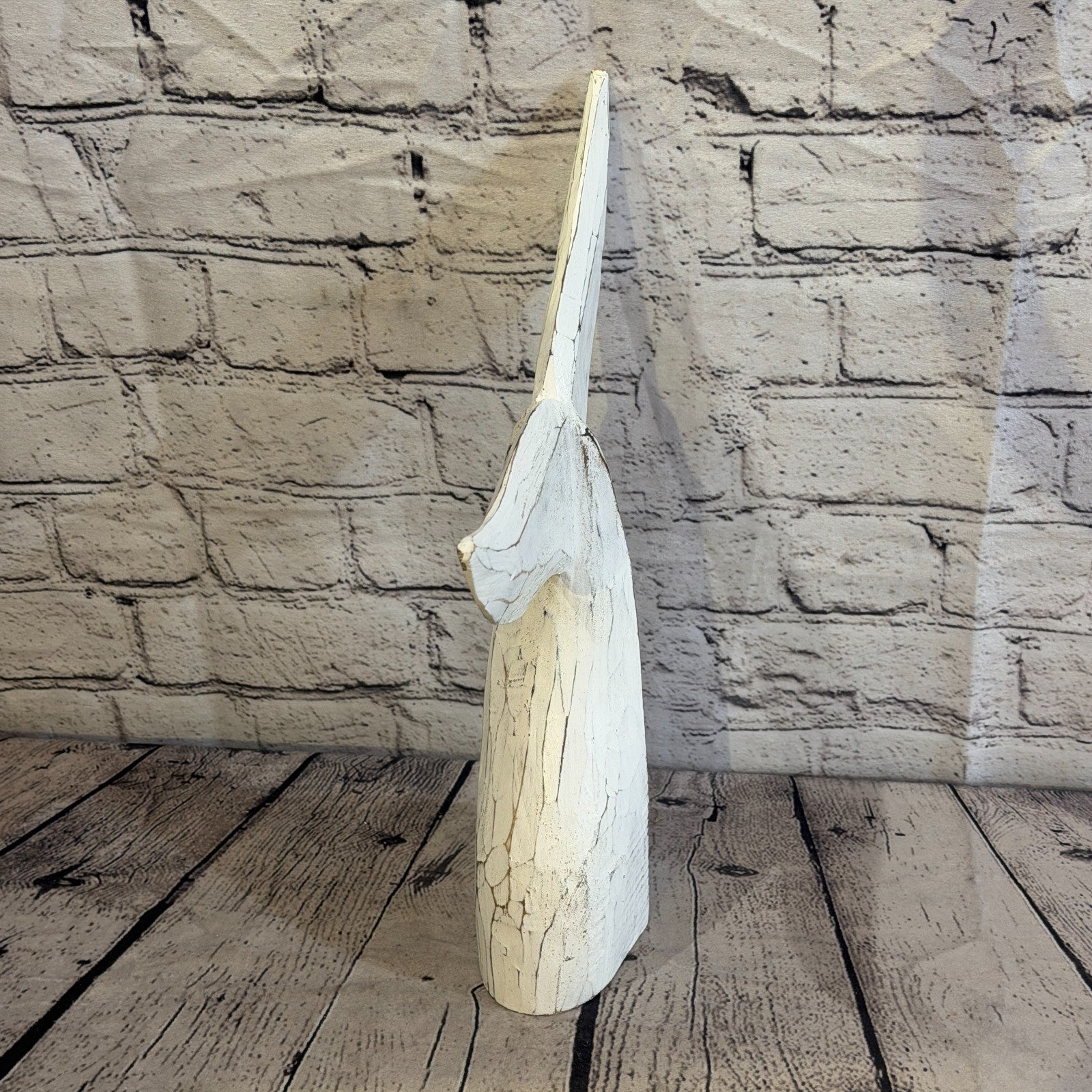 35cm x 35cm Whale Tail White Fish Wood Coastal Ocean Bathroom Decoration3