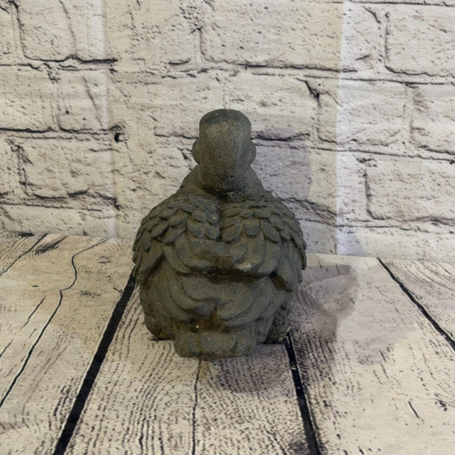 Standing Pond Duck Stone Garden 15cm x 15cm Ornament Indoor Statue Hindu4
