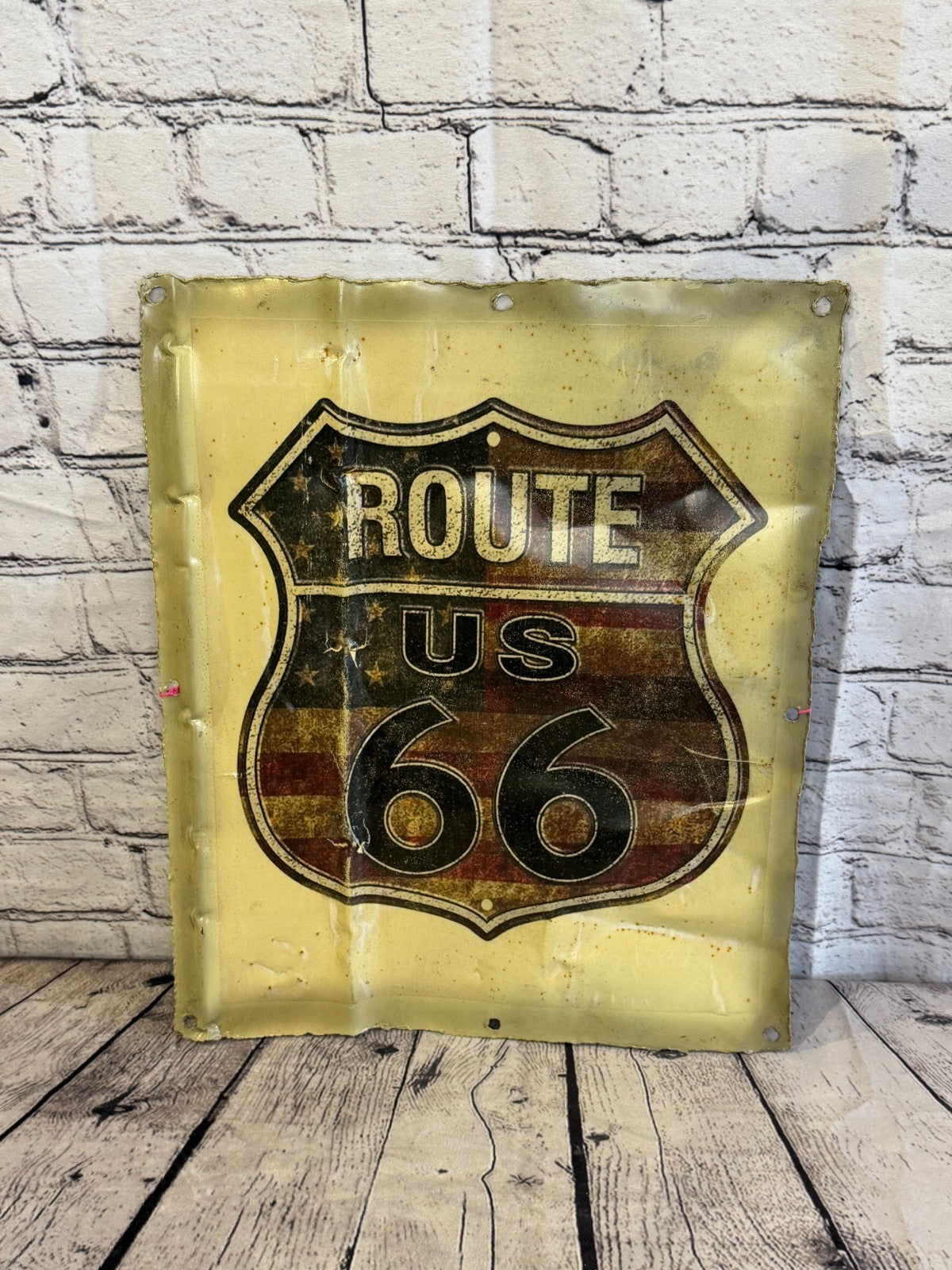 USA Route 66 Poster Advert Wall Plaque 42cm x 36cm Vintage Retro Tin Sign3
