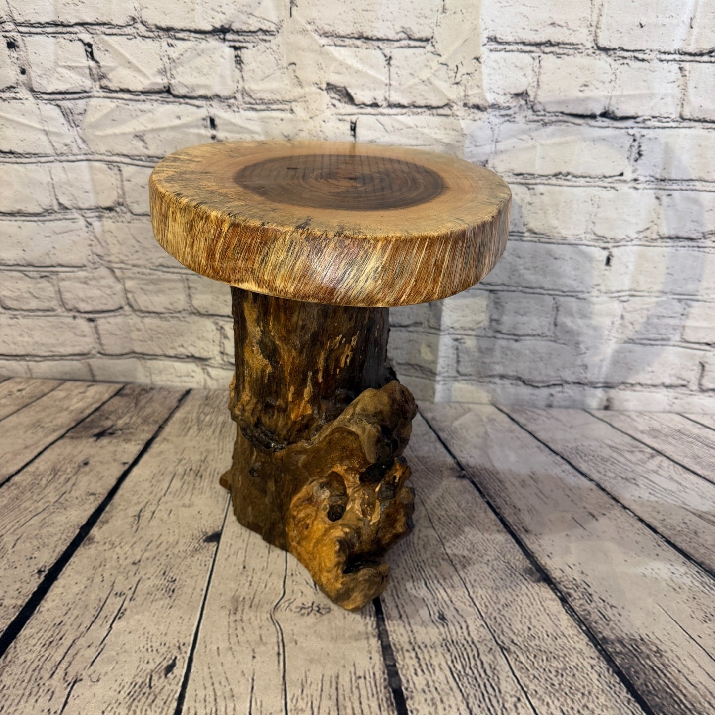 30cm x 25cm Wooden Coffee Root Sculpture Garden Teak Root Ornament Carved No 123