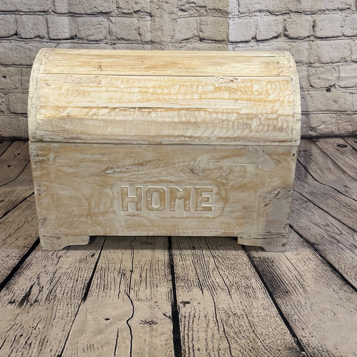 50cm x 40cm x 30cm Wood White Home Chest Storage Jewellery Trinket Box1