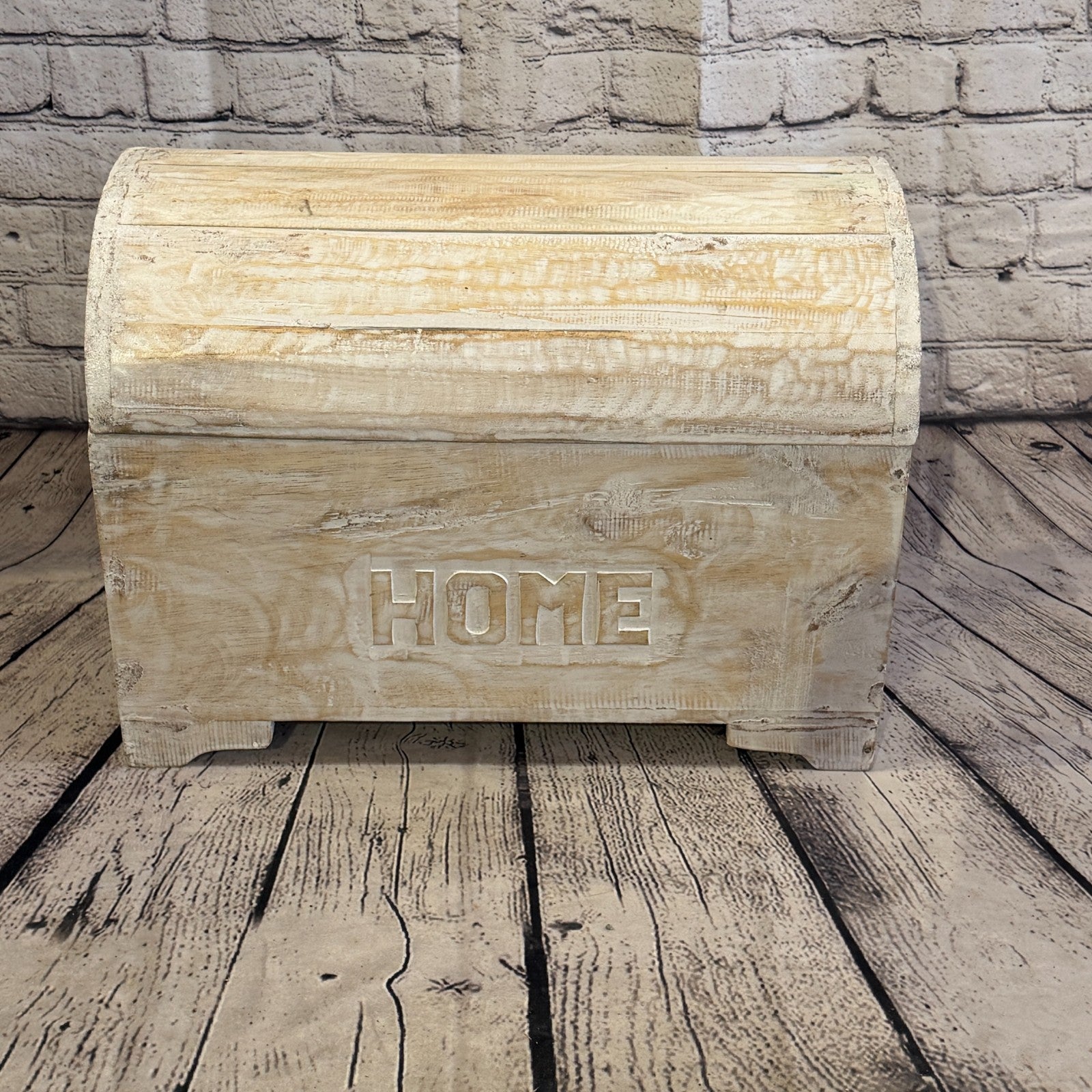50cm x 40cm x 30cm Wood White Home Chest Storage Jewellery Trinket Box1