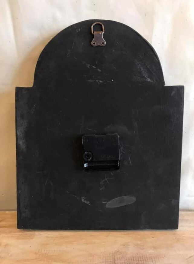 Skull & Crossbones Clock Pirate Sign Door Battery 35cm x 25cm Handmade4