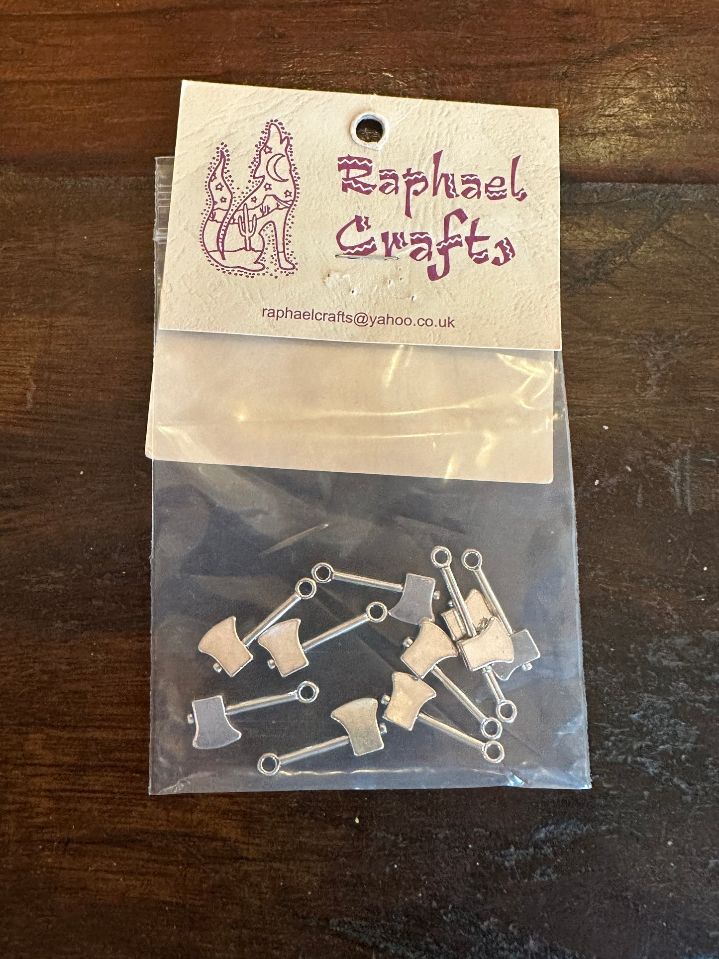 Jewellery Making Axe Charms Pack Of 10