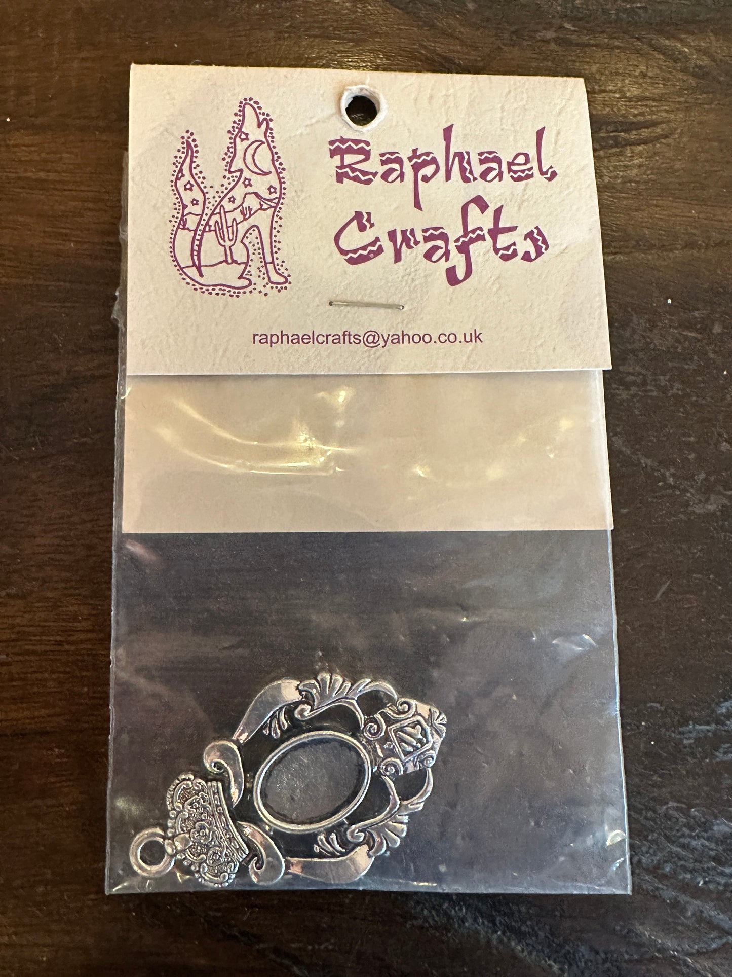 Jewellery Making Picture Frame Charms Pack Of 1 Silver Colour