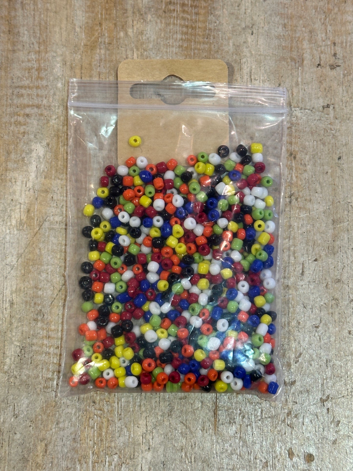 Glass Seed Beads Mixed Size 6 50g