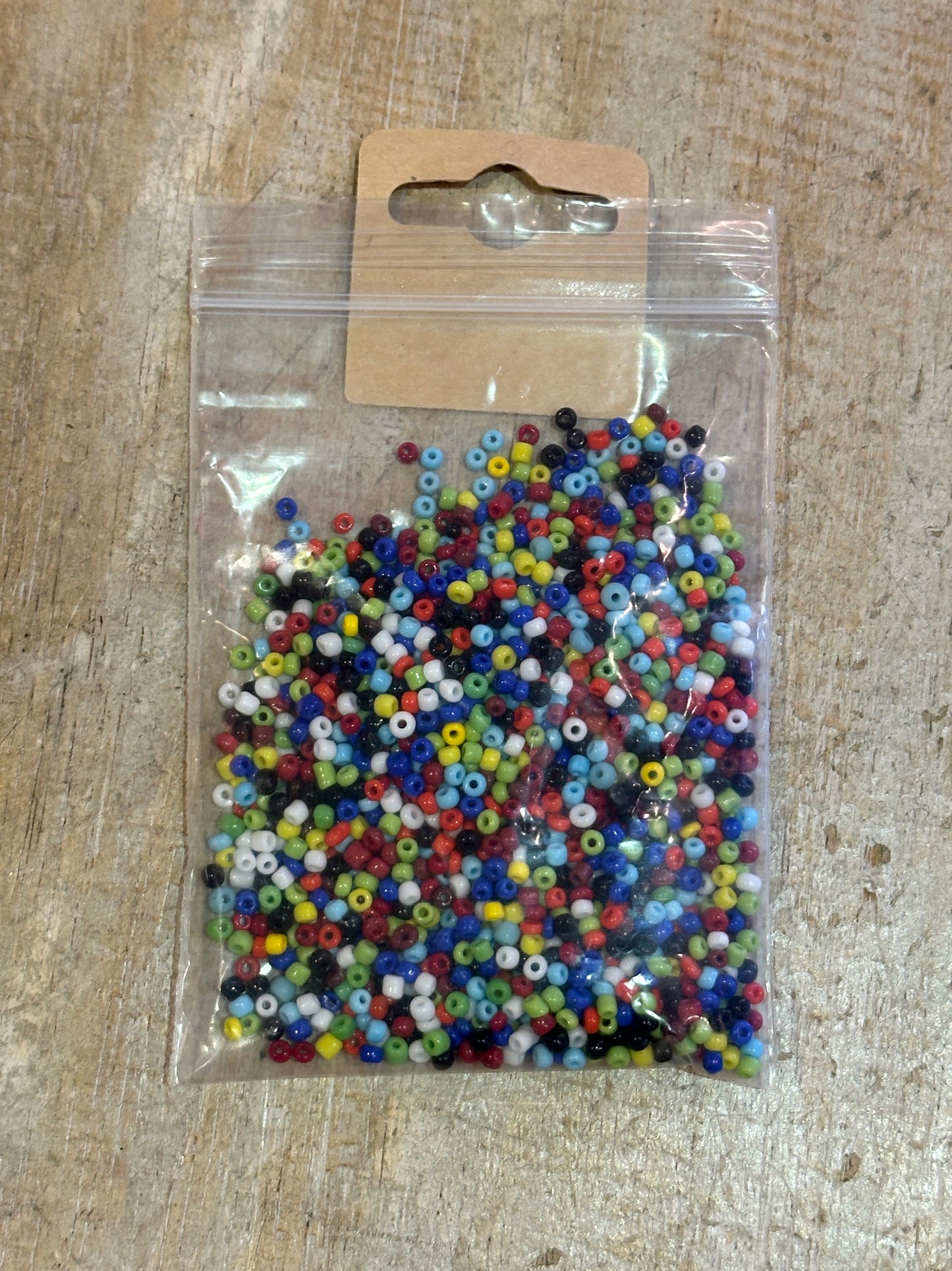 Glass Seed Beads Mixed Size 8 50g