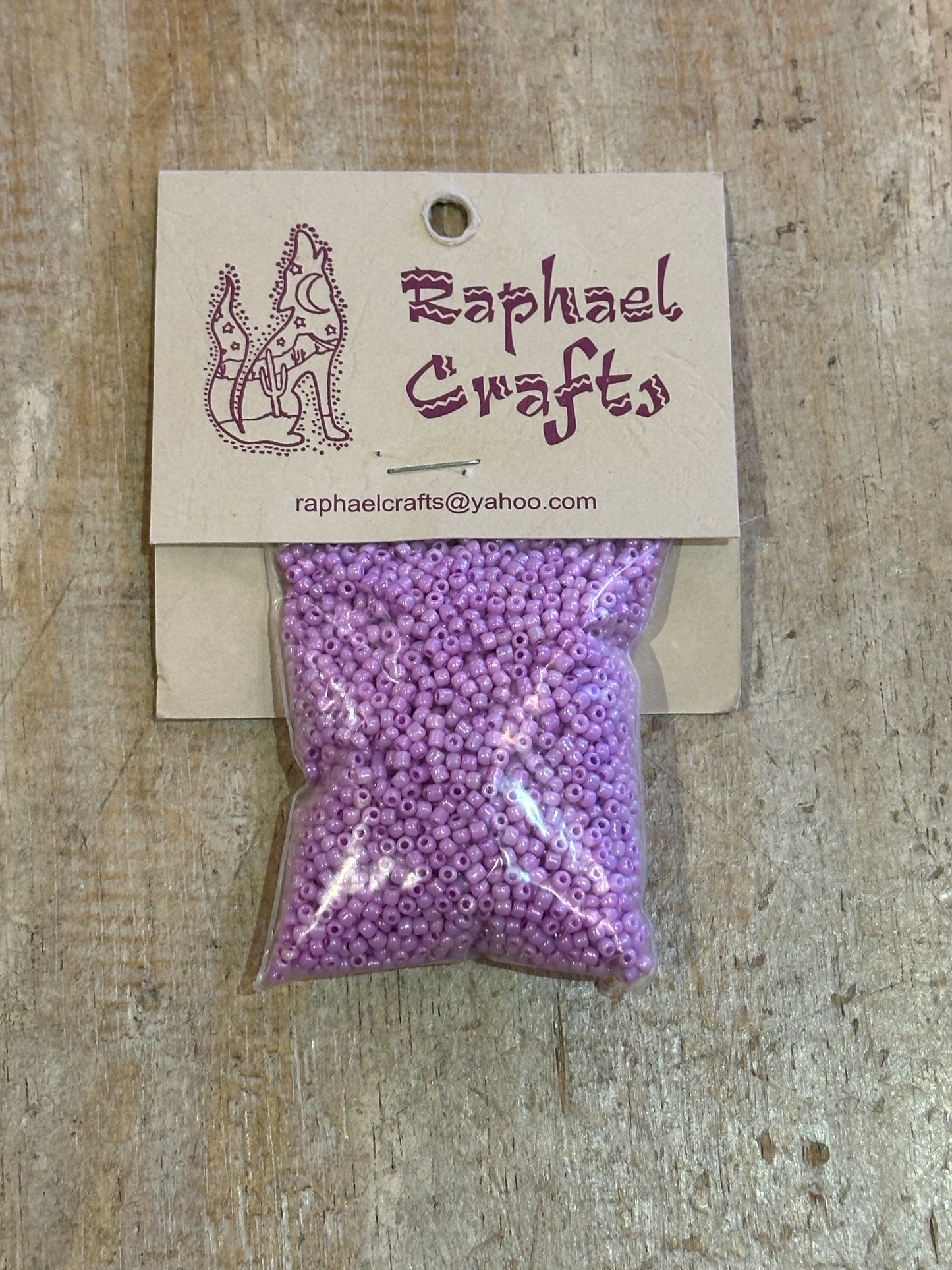Glass Seed Beads Lilac Size 11 50g