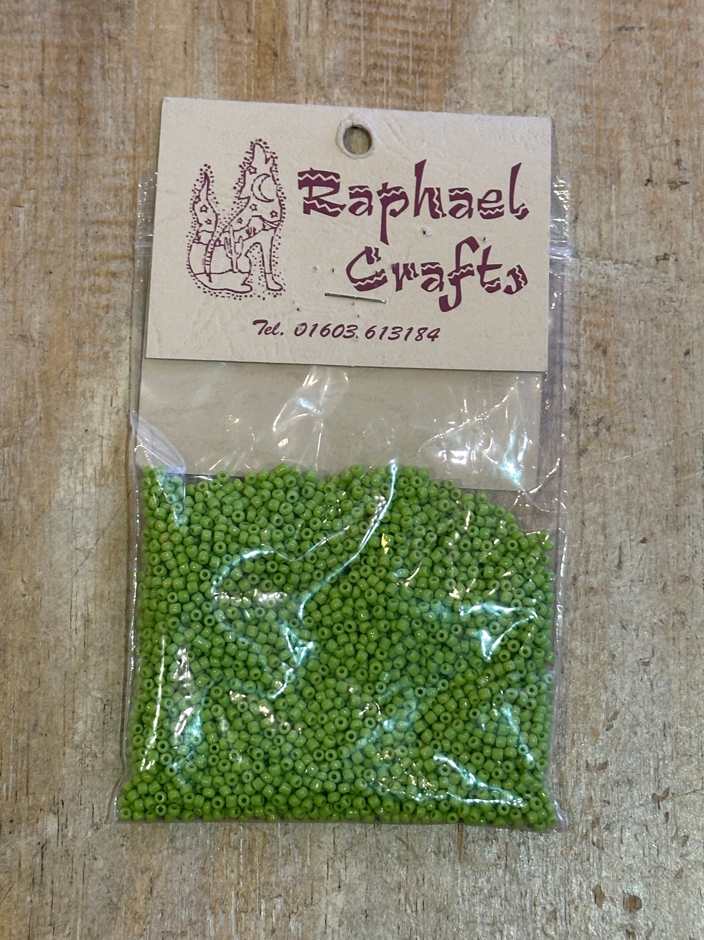 Glass Seed Beads Chartreuse Green Size 11 50g