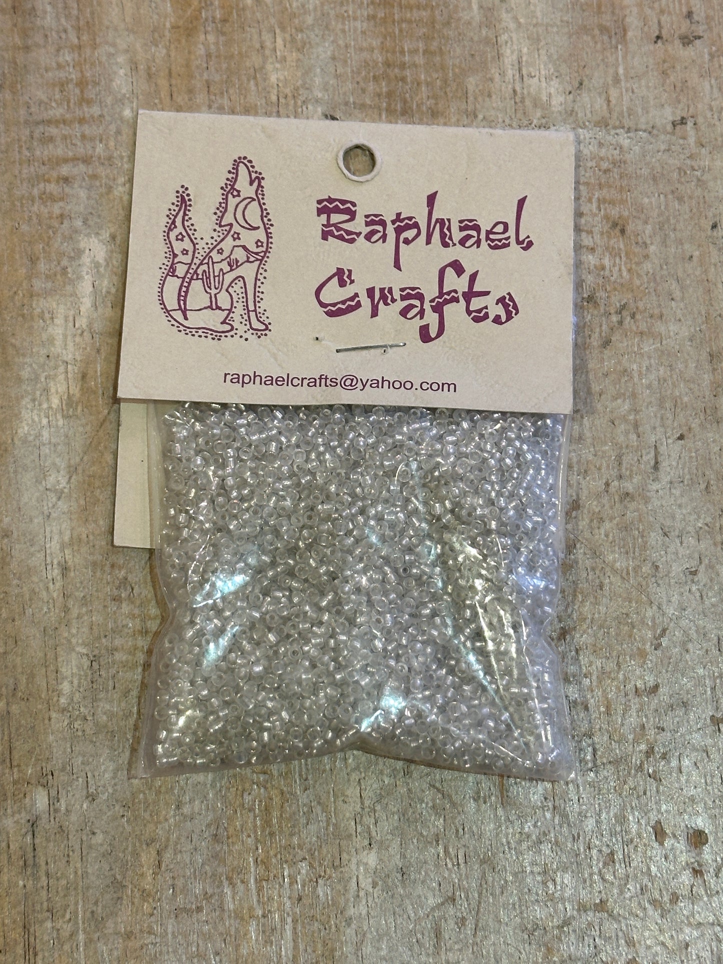 Glass Seed Beads Silver Silver Lined Size 11 50g