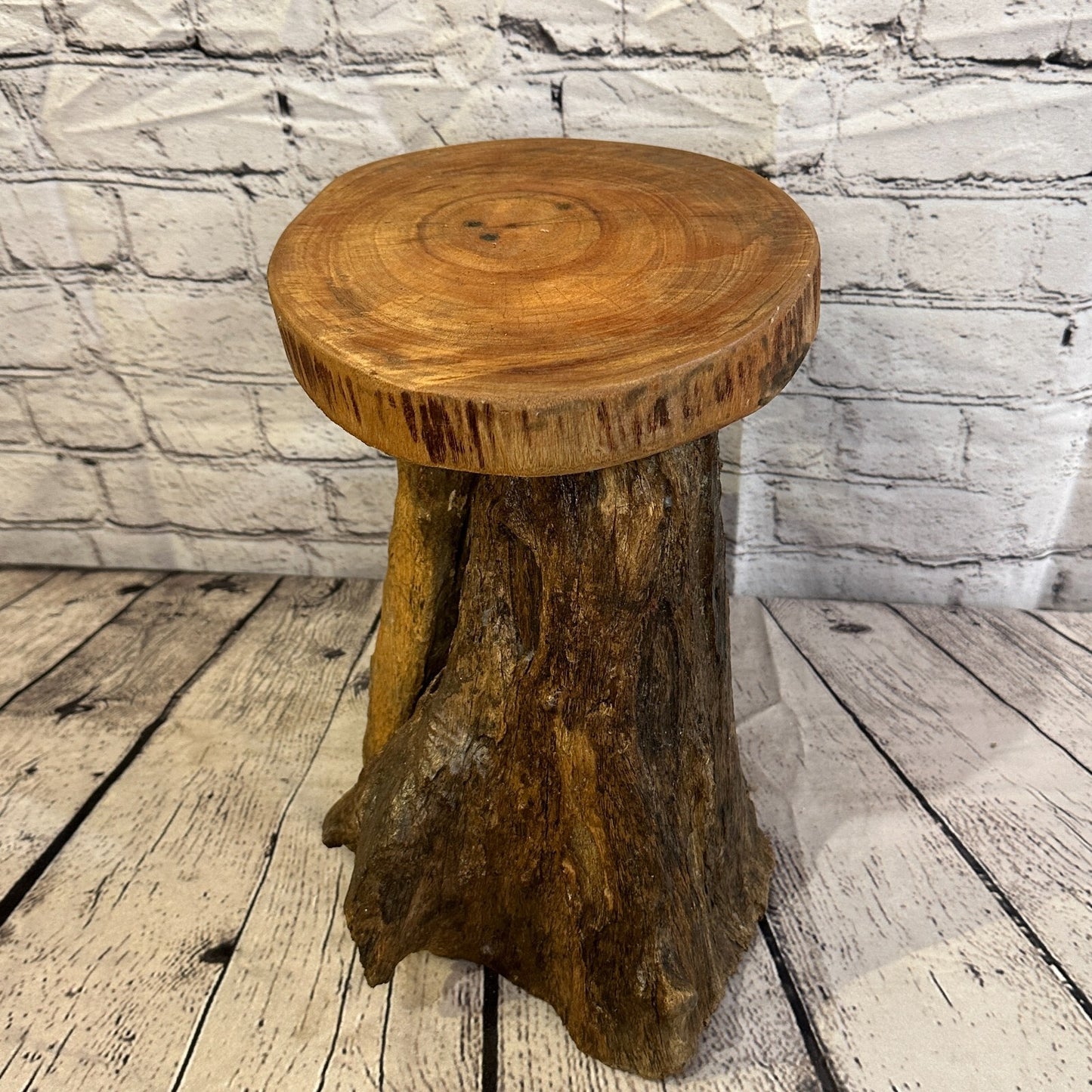 30cm x 22cm Teak Root Wood Mushroom Coffee Table Side Table Home Furniture No 13
