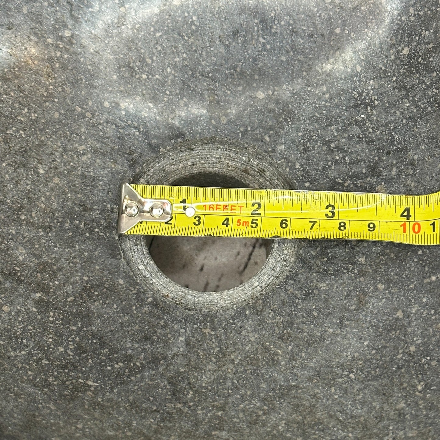 30cm x 27cm River Stone Sink Basin Bowl Natural for Bathroom Washroom Oval No 23