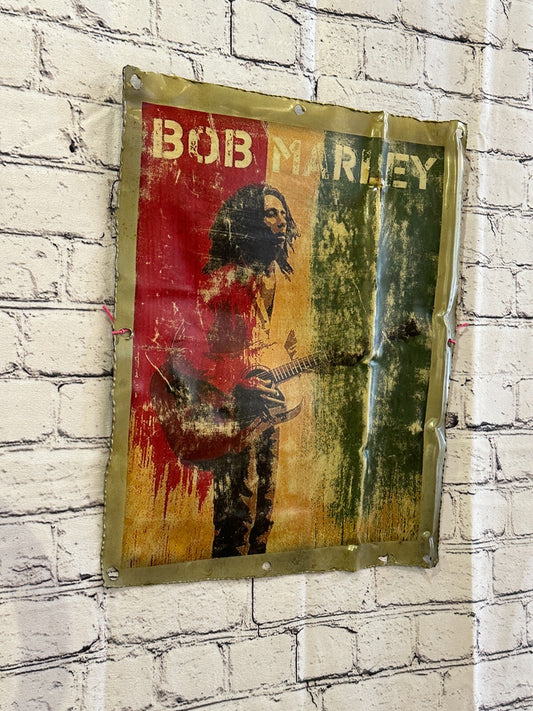Bob Marley Reggie Poster Advert Wall Plaque 42cm x 36cm Vintage Retro Tin Sign