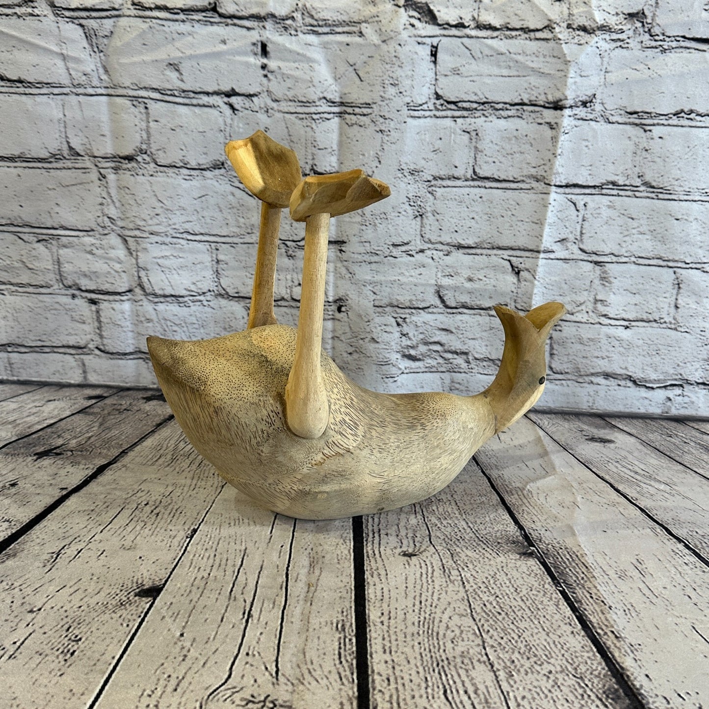 35cm x 25cm Wooden Drunk Duck Wine Bottle Holder Vintage Rustic Funny Gift