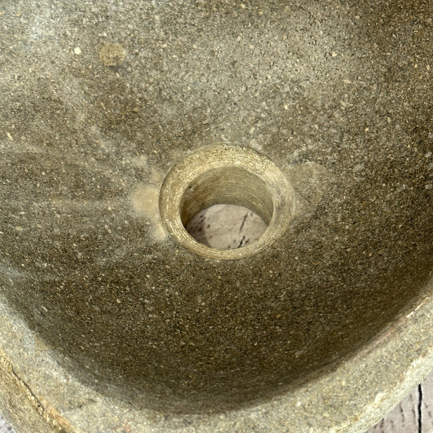 32cm x 29cm River Stone Sink Basin Bowl Natural for Bathroom Washroom Oval No 9