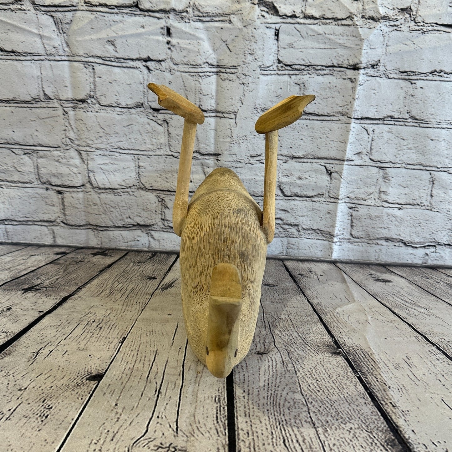 35cm x 25cm Wooden Drunk Duck Wine Bottle Holder Vintage Rustic Funny Gift