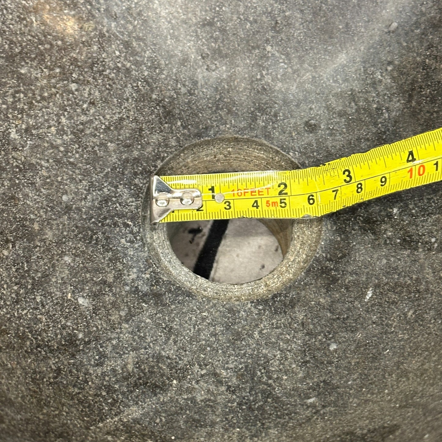26cm x 28cm River Stone Sink Basin Bowl Natural for Bathroom Washroom Oval No 19