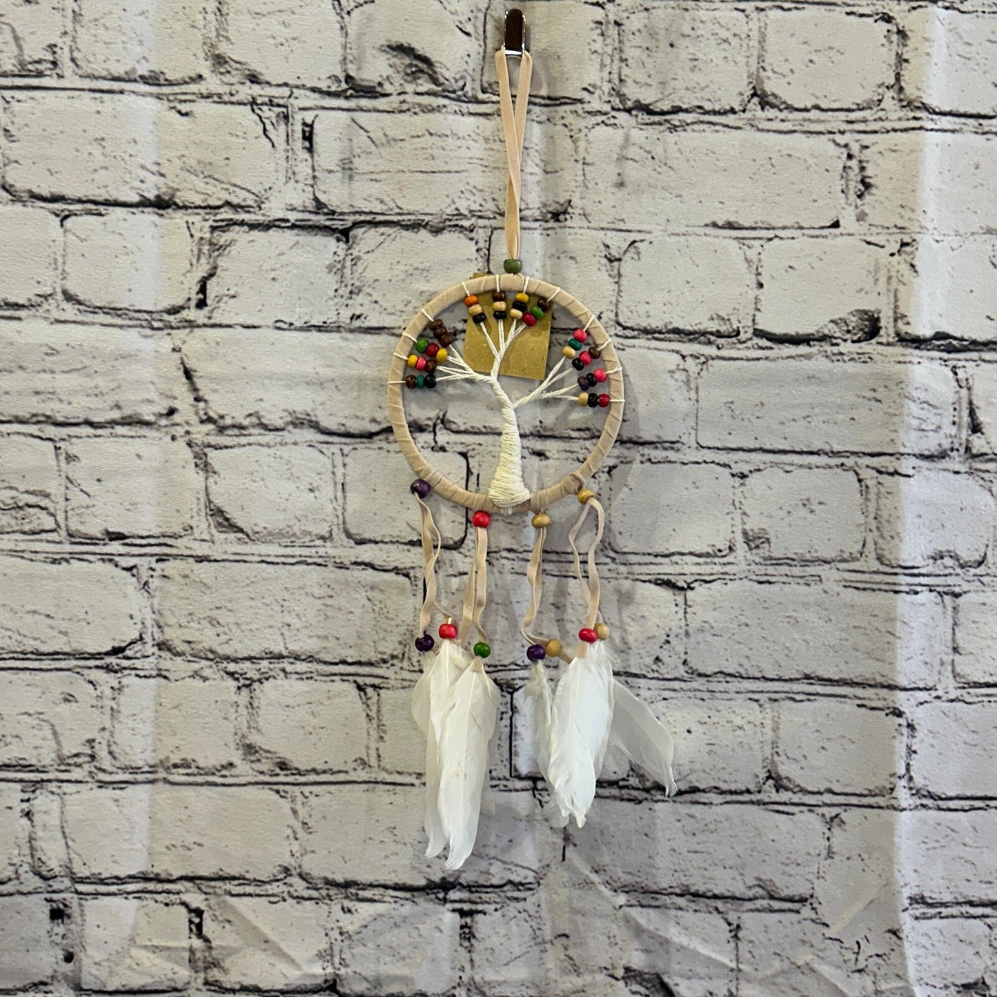 Rainbow Tree Of Life 12cm x 12cm  Dream Catcher Dreamcatcher Wall Ornament