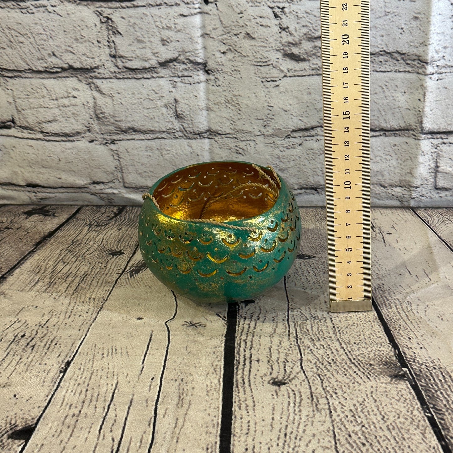 Green Coconut Shell Hanging Basket Orchid Planter Balcony Decorative Vase